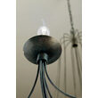 Candelabru florentin antichizat negru 12xE14/40W, Vela LU 1531/12 Antik Orion